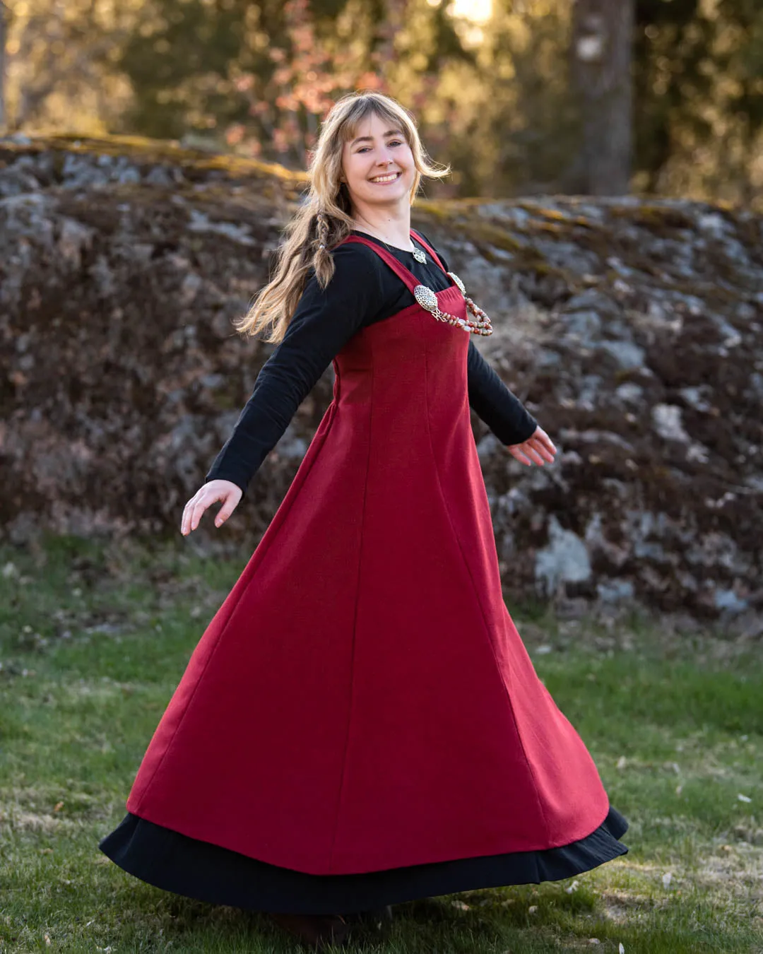 Draum Viking Apron Dress