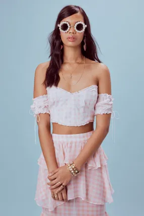 For Love and Lemons Dixie Ruffle Top