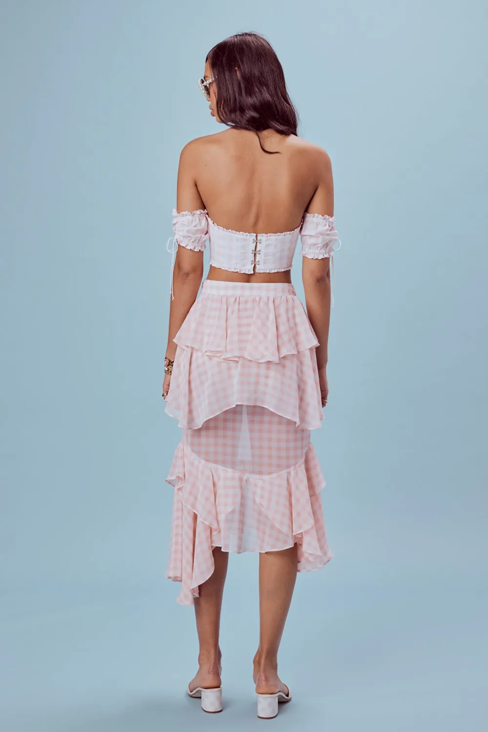 For Love and Lemons Dixie Ruffle Top