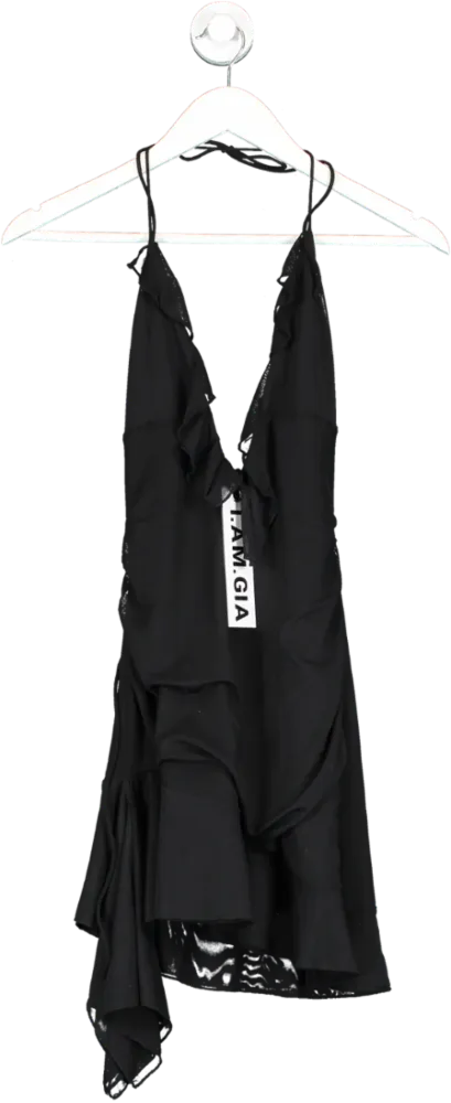 I AM GIA Black Vira Mini Dress UK XS