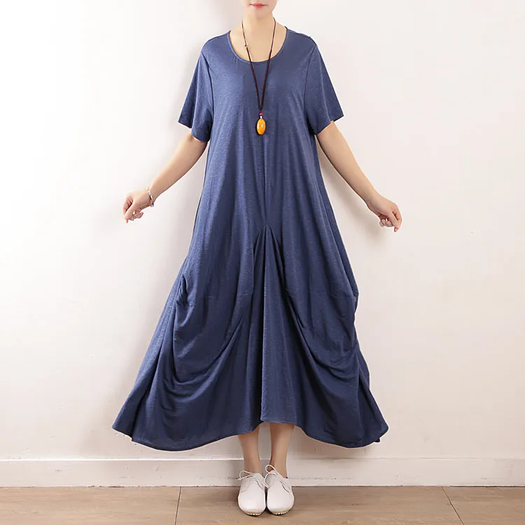 Women Loose Fitting Dresses Irregular Summer Dresses